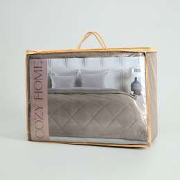 постельное белье 1,5сп VEROSSA Stripe сатин-страйп 2 нав.70x70см белое, арт.929775