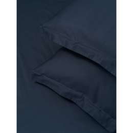 постельное белье 1,5сп PICASSA Basic Collection сатин 2 нав.50х70см индиго, арт.Basic1,5инд