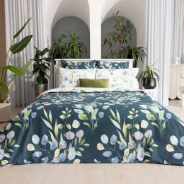 постельное белье 2сп ВОЛШЕБНАЯ НОЧЬ Rainy Garden перкаль 2 нав.50x70см, арт.925639
