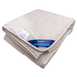 одеяло MEDSLEEP Himalayas всесезонное 200х210см шерсть кашемировой козы 60%, арт.1014.00944