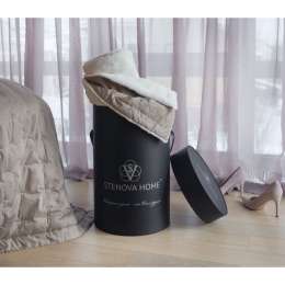 плед STENOVA HOME Milky Shake 140х200см белый, арт.111111