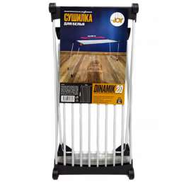 сушилка для белья JOY HOME Dinamik 20 20м 121-208х56х100см напольная телескопич. нерж.сталь, пластик