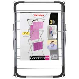 сушилка для белья METALTEX Concertо Slim 9,5м 48х47х129см напольная краш.сталь, пластик