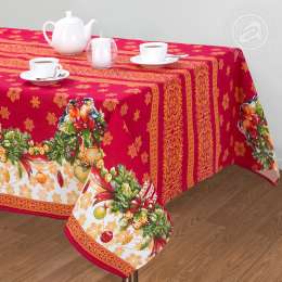 Скатерть "Рождество" Красный р. 150х145